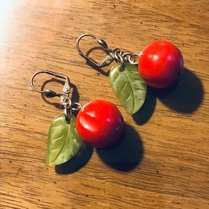 Classic Hardware Cherry Drop Earrings